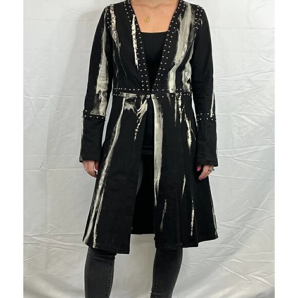 Vocal Tie-dye Jacket W/ Studs Large NWT - Picture 5 of 7